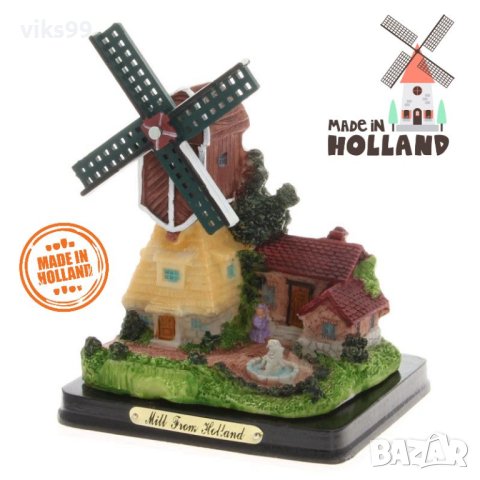 3D Миниатюрна Вятърна Мелница HOLLAND, снимка 1 - Арт сувенири - 42803166