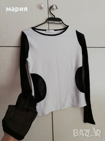  Блуза с тюлени ръкави, снимка 3 - Блузи с дълъг ръкав и пуловери - 31951187