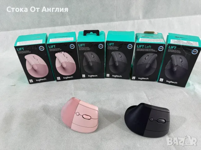 Mишка - Logitech Ergo Lift Left, снимка 2 - Клавиатури и мишки - 49975092