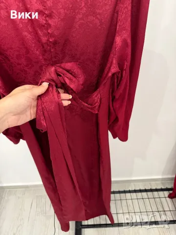 Дълга червена рокля , снимка 10 - Рокли - 48399870