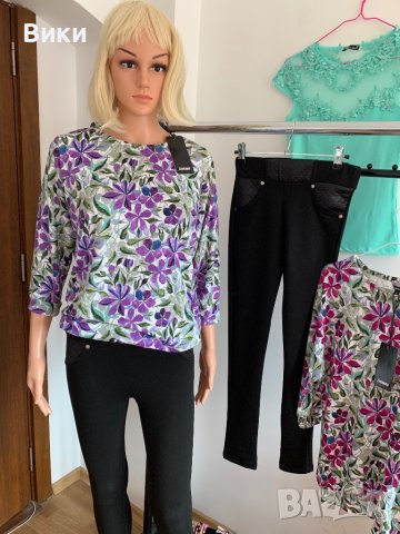 Дамска блуза в два цвята, снимка 3 - Блузи с дълъг ръкав и пуловери - 40822265