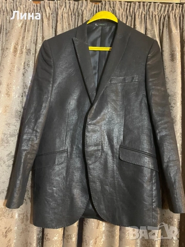 Мъжки костюм от лен , снимка 2 - Костюми - 53904388