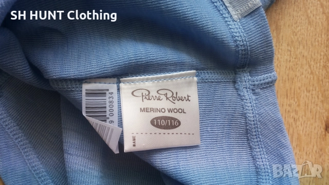 Pierre Robert Kids Thermo 100% Merino Wool размер 5-6 г / 110 - 116 см детска термо блуза - 1595, снимка 14 - Детски Блузи и туники - 52655173