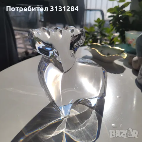 Art glass винтидж Кристална статуетка в стил Модерн  Швеция