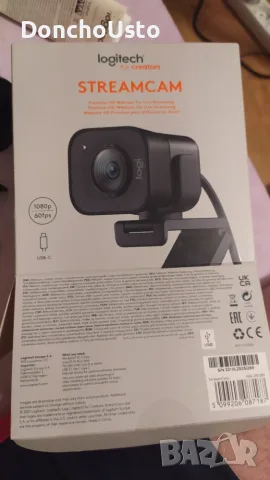 Web камера Logitech Streamcam 110 €, снимка 5 - Клавиатури и мишки - 56074073