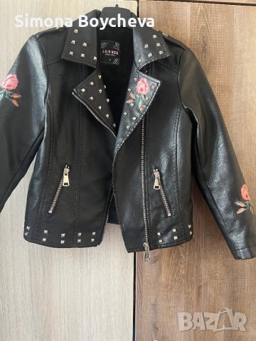 Детско кожено яке, снимка 2 - Детски якета и елеци - 42551528