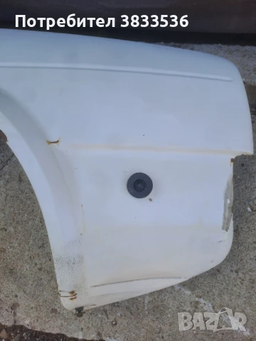 Оригинален бял цвят пр. десен калник за Vw Golf Mk2, снимка 7 - Части - 50806437