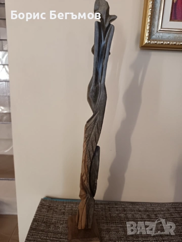 Декоративна дървена скулптура – ​​Женска фигура, снимка 7 - Колекции - 53886826