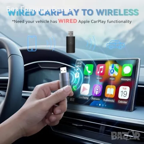 Нов Безжичен CarPlay адаптер MINIX за Apple iOS – Стабилна връзка кола, снимка 3 - Друга електроника - 47589064