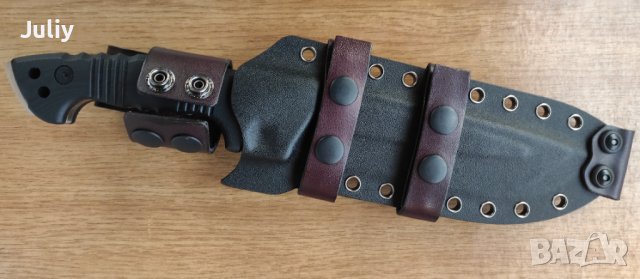 Туристически,ловен нож /ръчна изработка , стомана А8/, снимка 12 - Ножове - 39651802