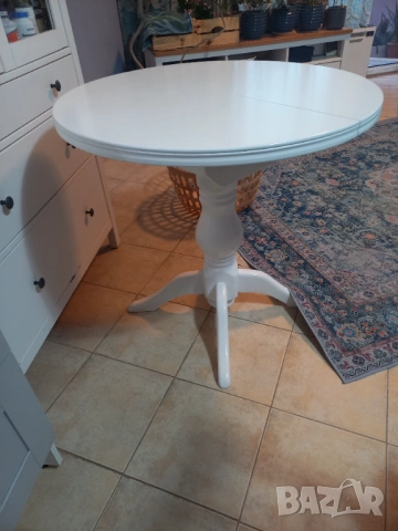 Маса трапезна разтегателна от масив, снимка 9 - Маси - 53237272