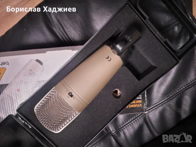 Кондензаторен микрофон и аналогов пулт , снимка 2 - Микрофони - 55879902