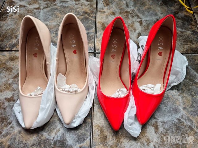 Лак 2 цвята,кожена стелка номер 36 нови