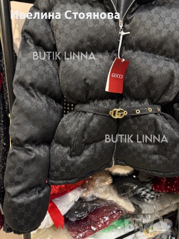 Яке с колан GUCCI, снимка 2 - Якета - 52417249