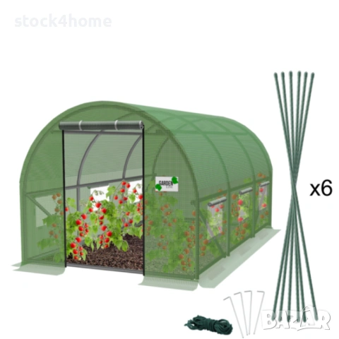 ПРОМО!! Сглобяема Тунелна Оранжерия 3х2х2 метра, снимка 2 - Оранжерии - 54015010