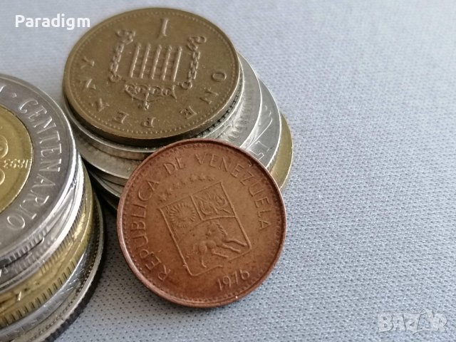 Mонета - Венецуела - 5 сентима | 1976г., снимка 2 - Нумизматика и бонистика - 39222992