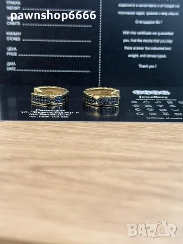 Златни обеци 14 карата/ 3,62 грама / тип BVLGARI, снимка 2 - Обеци - 55825014
