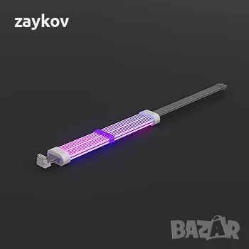 Sirlyr 12VHPWR RGB кабел, PCIE 5.0 RGB кабели, 16-пинов GPU ARGB удължител, снимка 3 - Друга електроника - 48086869