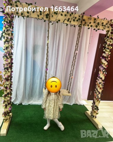Декор - цветна люлка, снимка 2 - Декорация - 44390732
