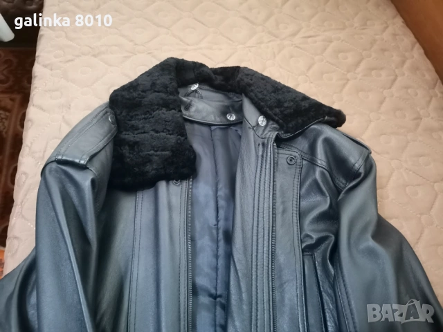 Кожена шуба, нова, снимка 2 - Якета - 54164249