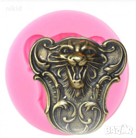 Тигрово лице Тигър мистично животно силиконов молд форма декорация торта фондан сладки