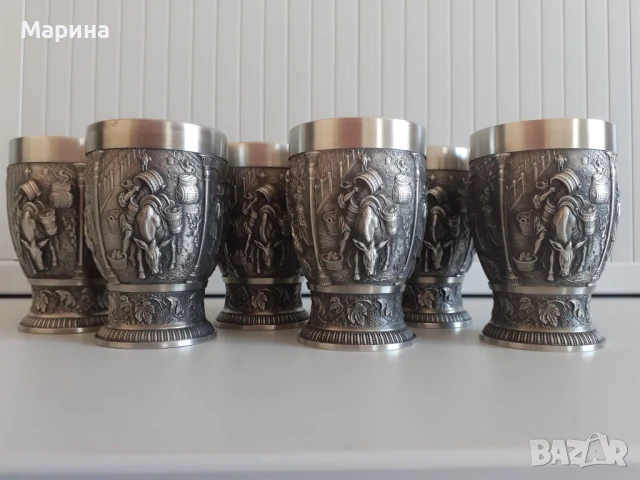 Немски чаши за ракия, 30 мл. Antik*Vintage #81