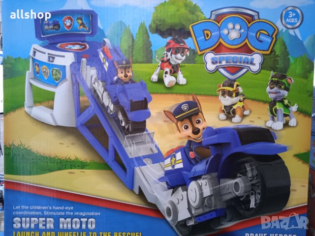 Kомплект Spin Master Paw Patrol Moto Pups - щаб квартира, снимка 2 - Конструктори - 34977627