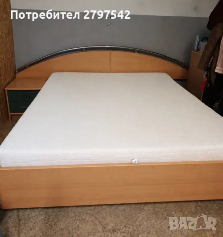 Спалня с матрак , снимка 4 - Спални и легла - 56450067