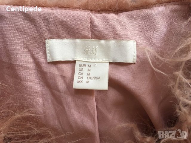 пухкаво палто H&M, снимка 4 - Палта, манта - 31680258