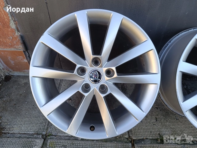  ОРИГИНАЛНИ джанти 18 ' цола 5x112 57,1 Шкода Октавия / Skoda Octavia ET51, снимка 8 - Гуми и джанти - 53025333