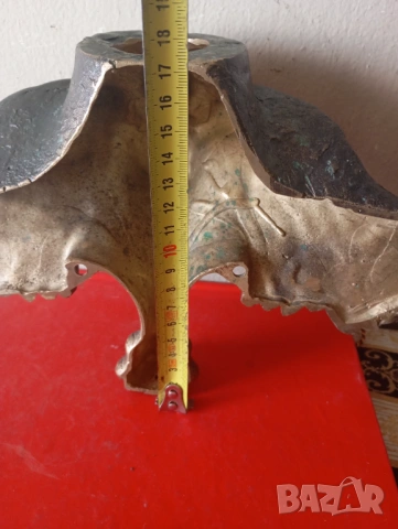 Стара бронзова апликация,обков, снимка 6 - Други ценни предмети - 54154381