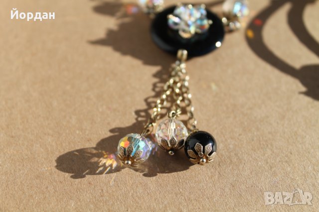 Сет Дамско колие и гривна сребро и камъни, снимка 2 - Колиета, медальони, синджири - 31754833