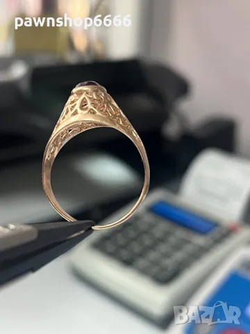 Златен руски пръстен 14 карата, снимка 9 - Пръстени - 50388817