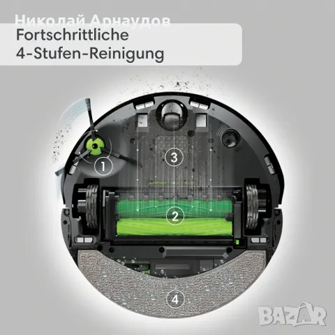 Прахосмукачка робот 2 в 1 iRobot Roomba Combo j9+, снимка 4 - Прахосмукачки - 48876696