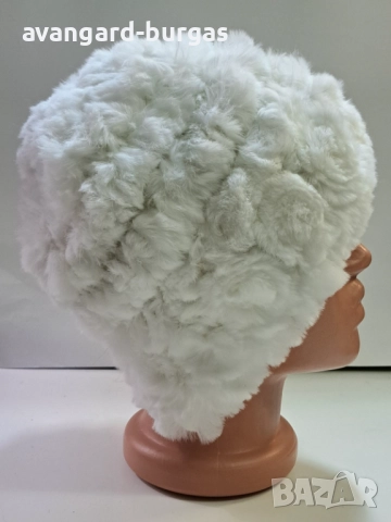 Дамска шапка, лукс Чинчила -229, снимка 4 - Шапки - 52214094