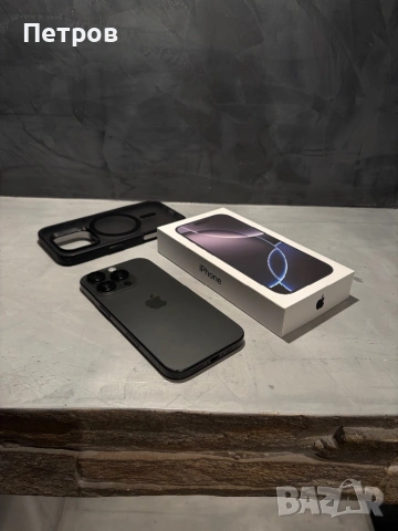 Iphone 16 Pro Black Titanium, 93% батерия, снимка 3 - Apple iPhone - 54258931