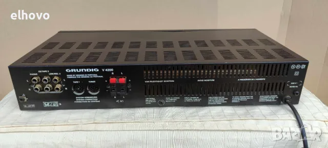 Стерео усилвател Grundig V4200#1, снимка 3 - Ресийвъри, усилватели, смесителни пултове - 47278462