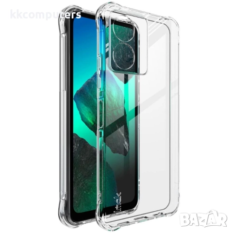 IMAK TPU Калъф за HMD Key 4G / Aura 2 / Arc 4G- AirBag шоков амортисьор, Отвор за ремък, Вкл. Протек