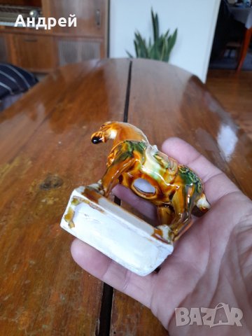 Стара порцеланова фигурка кон,конче, снимка 5 - Други ценни предмети - 39895306