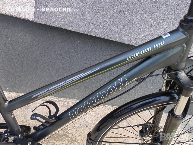 28" Kalkhoff, S размер 46см, дамски трекинг градски алуминиев велосипед, снимка 5 - Велосипеди - 53035606