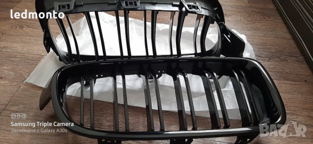 бъбрек бмв ф30, решетка bmw f30, бъбреци f30 Gloss Black