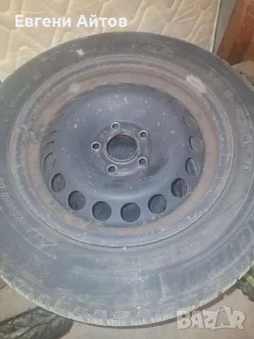 Железни джанти с зимни гуми 