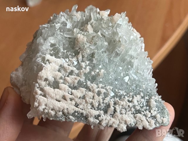 Кристали бруцит, лимонит, родохрозит, титанит, апофилит, ахат, калцит, кварц, снимка 6 - Колекции - 27741580