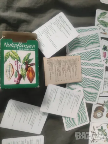 Продавам Тесте карти Растения ГДР, снимка 9 - Карти за игра - 47393625