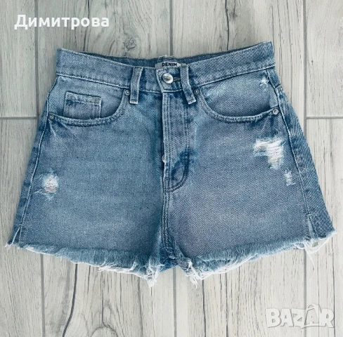 Denim къси панталонки