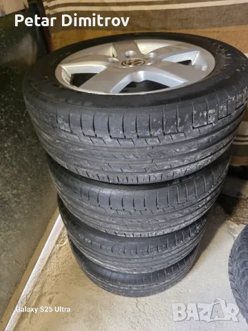 Джанти с гуми 5×112/16 цола vw golf pasat sharan , снимка 4 - Гуми и джанти - 56250467