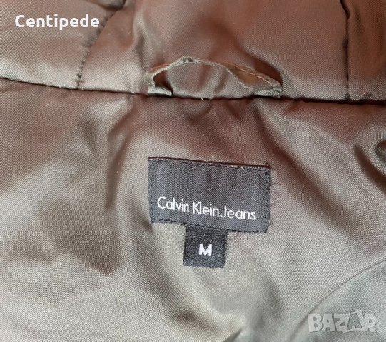 Оригинално кроп яке с пух Calvin Klein, снимка 5 - Якета - 35348218