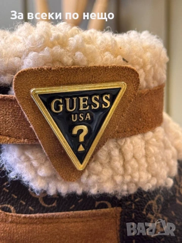 Guess Дамски Зимни Меки И Топли Боти Гес - Налични Различни Цветове Код E1173, снимка 14 - Дамски боти - 53226861