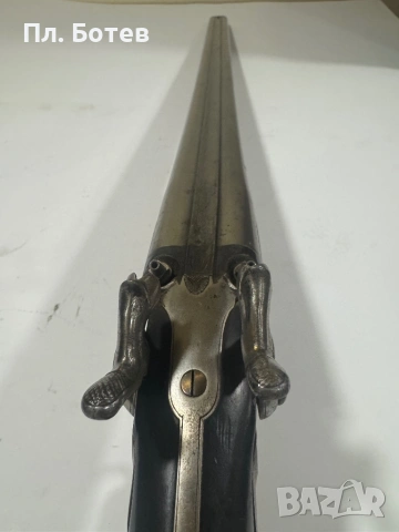 Уникална двуцевна пушка, снимка 5 - Антикварни и старинни предмети - 54059153