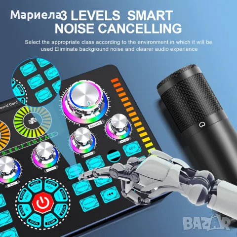 Професионален аудио миксер/Звукова карта на живо и стерео аудио интерфейс, снимка 6 - Друга електроника - 49359587